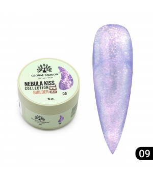 Гель Nebula Kiss Builder Gel, HEMA/TPO free 15мл, №09